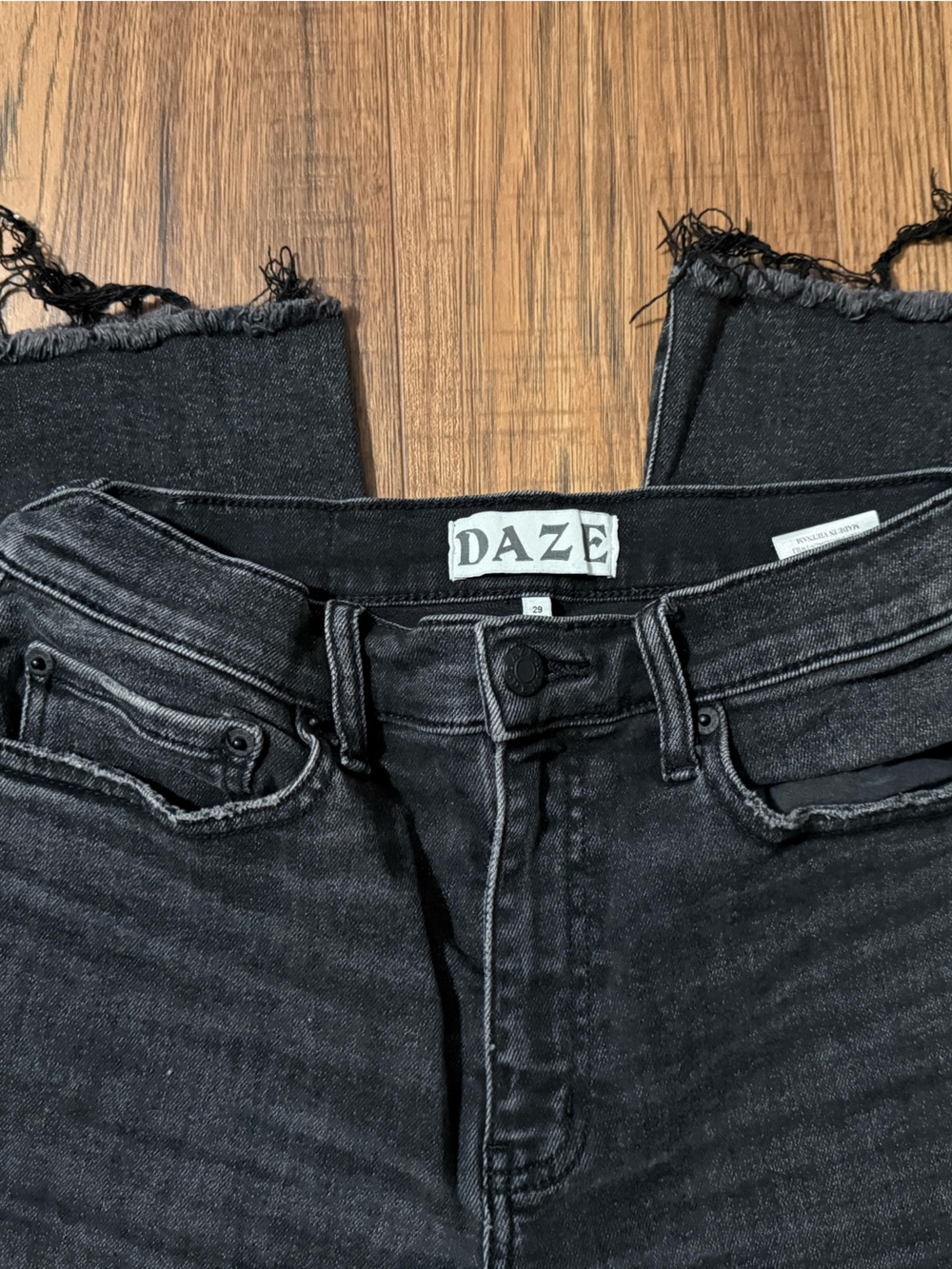 Daze Denim Shy Girl High-Waisted Cropped Flare Jean